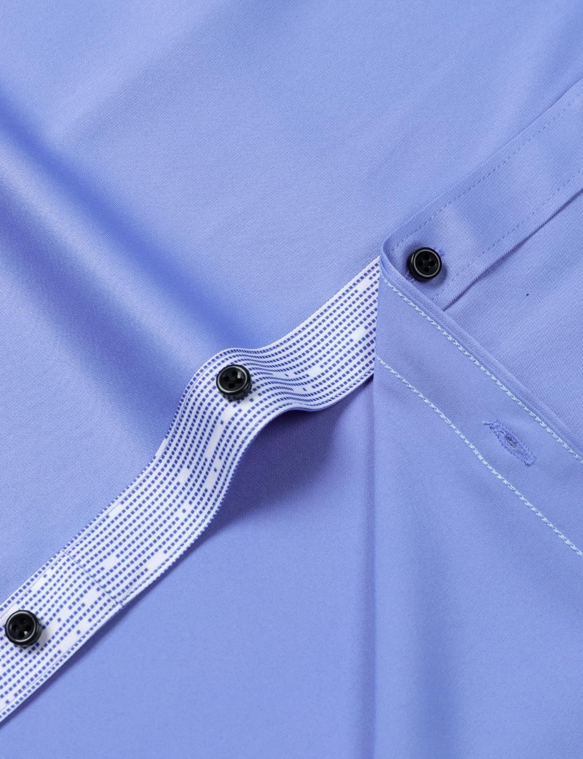 image:imageJEMITOP Mens Stretch MultiUse Dress Shirts Slight Sheen Long Sleeve Button Down Wedding Party Prom TuxedoBlue
