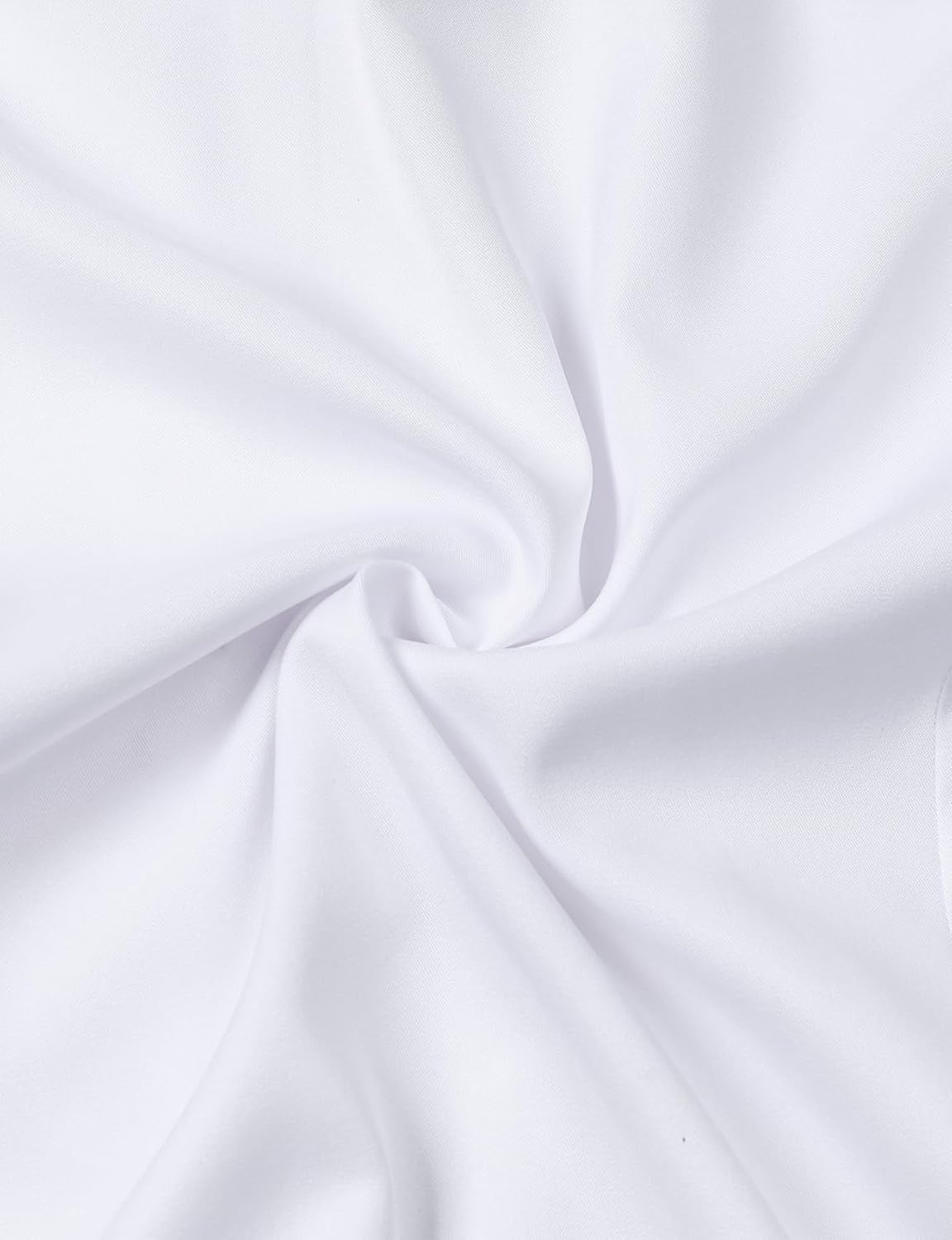 image:imageJEMITOP Mens Stretch MultiUse Dress Shirts Slight Sheen Long Sleeve Button Down Wedding Party Prom TuxedoSolid White