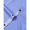 JEMITOP Mens Stretch Multi-Use Dress Shirts | Slight Sheen, Long Sleeve, Button Down, Wedding, Party, Prom, Tuxedo(Blue)