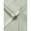 JEMITOP Mens Stretch Multi-Use Dress Shirts | Slight Sheen, Long Sleeve, Button Down, Wedding, Party, Prom, Tuxedo(Sage Green)
