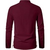 Mens Renaissance Costume Top Pirate Viking Shirt | Long Sleeve, Pure Cotton, Lace Up, Medieval, Tunic, Retro, Vintage, Cosplay, Vampire, Peasant, Knight, Steampunk, Halloween(Burgundy)