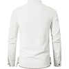Mens Renaissance Costume Top Pirate Viking Shirt | Long Sleeve, Pure Cotton, Lace Up, Medieval, Tunic, Retro, Vintage, Cosplay, Vampire, Peasant, Knight, Steampunk, Halloween(White)