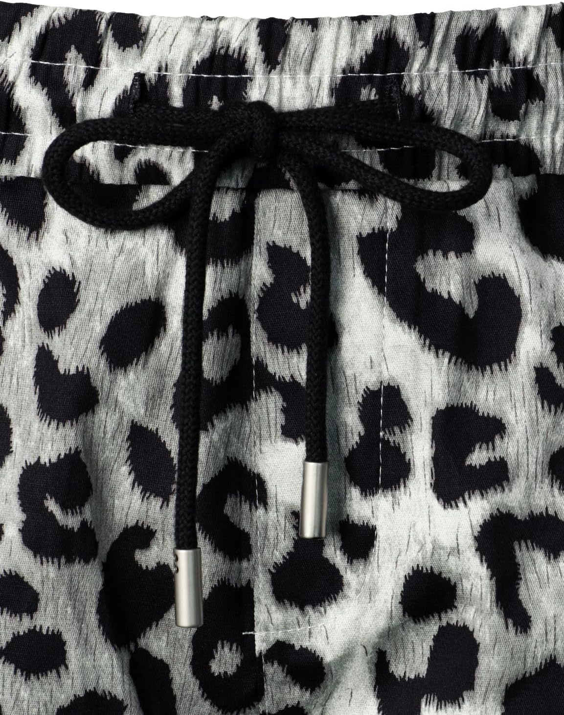 image:imageJEMITOP Mens 2 Piece Set Casual Cotton Stretchy OutfitWhite Leopard