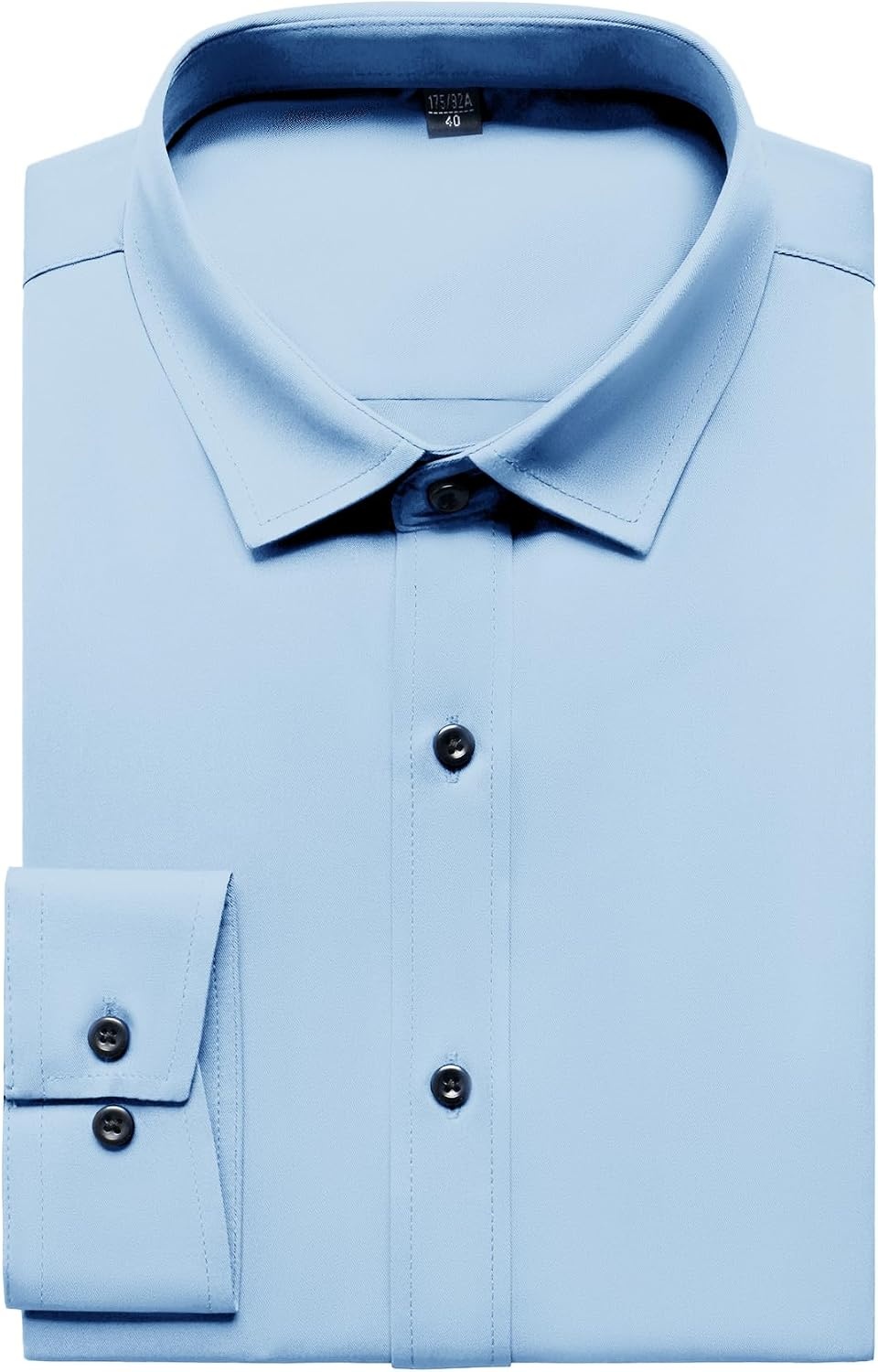 image:imageJEMITOP Mens Stretch Wrinkle Free Dress ShirtsBlue