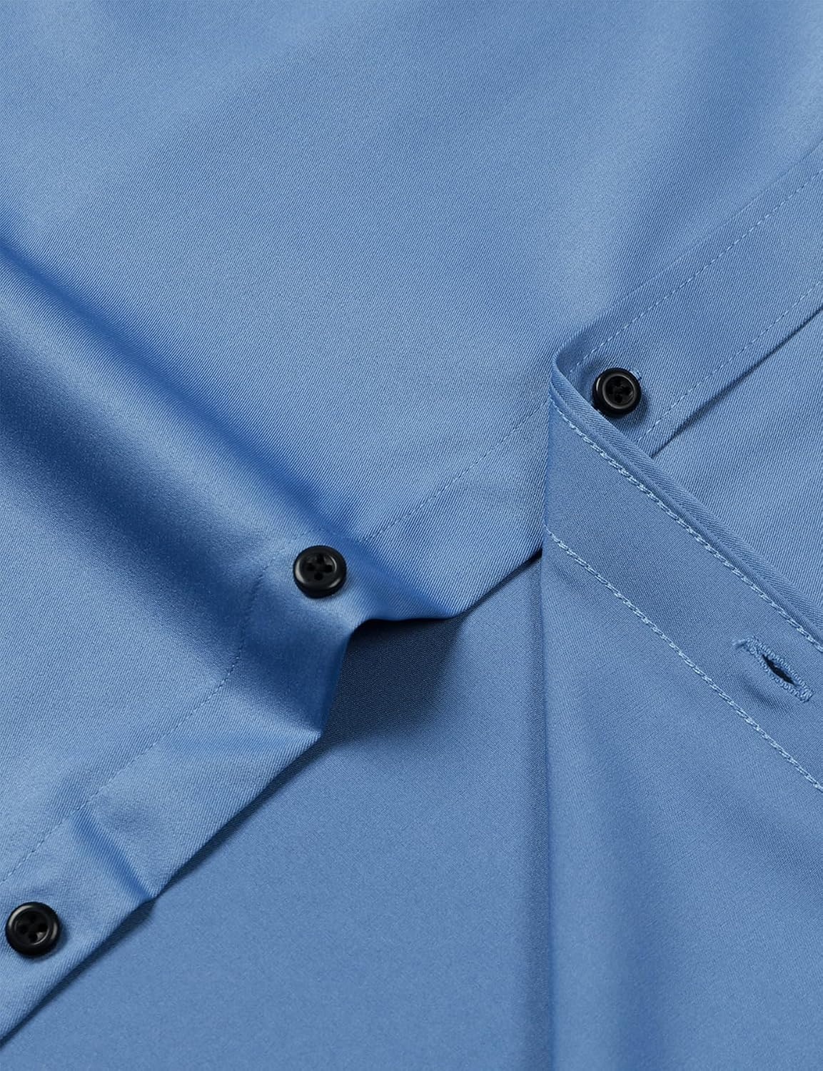 image:imageJEMITOP Mens Stretch Wrinkle Free Dress ShirtsClassic Blue