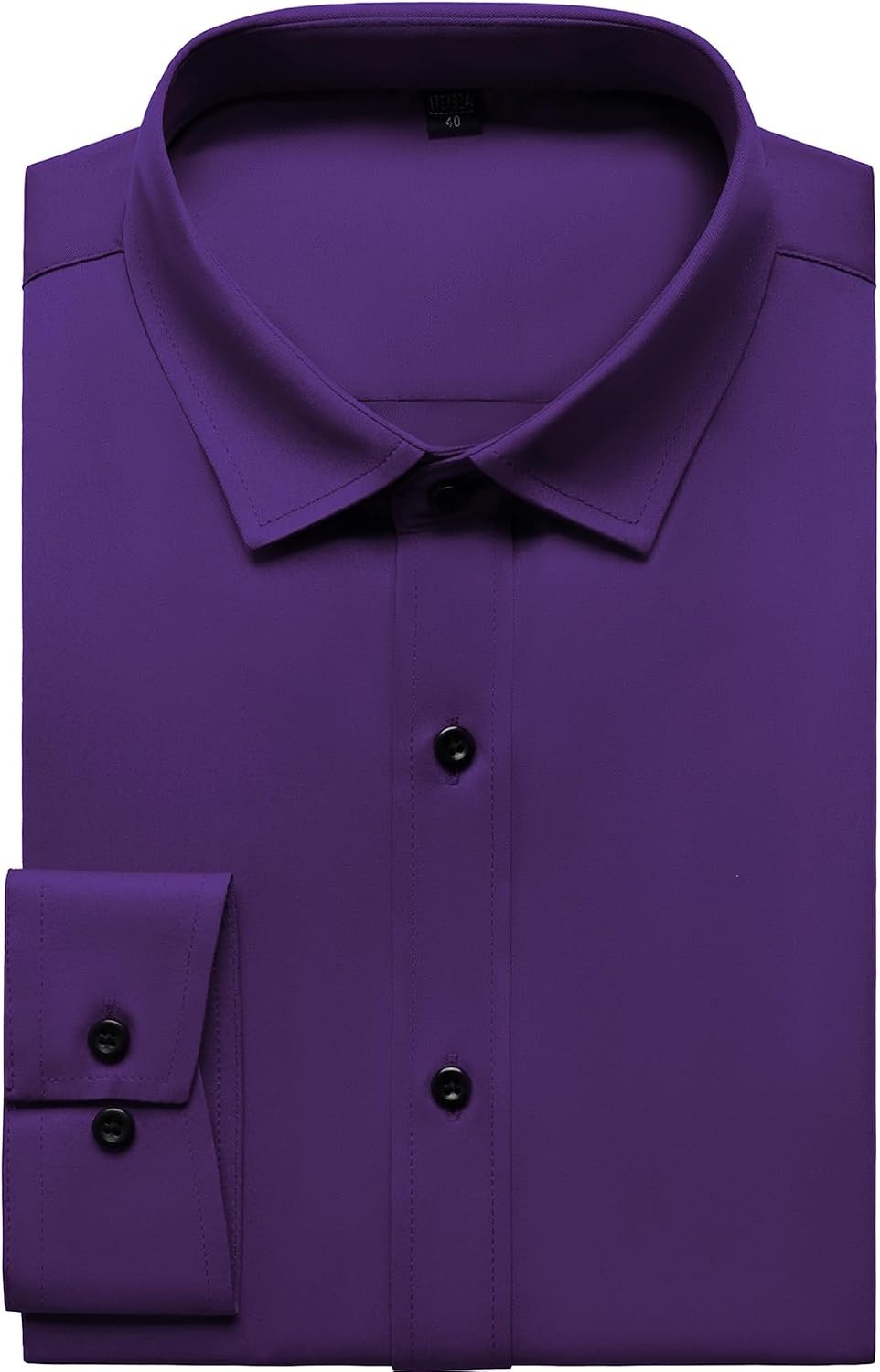 image:imageJEMITOP Mens Stretch Wrinkle Free Dress ShirtsPurple