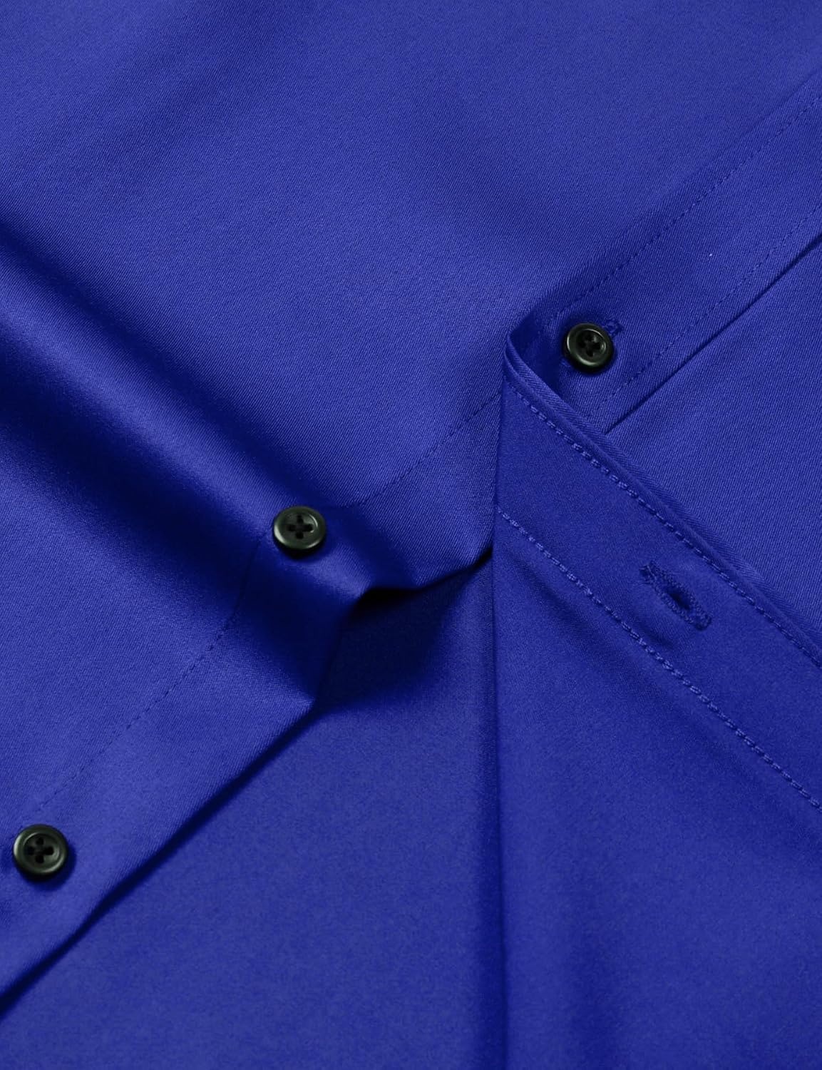 image:imageJEMITOP Mens Stretch Wrinkle Free Dress ShirtsRoyal Blue