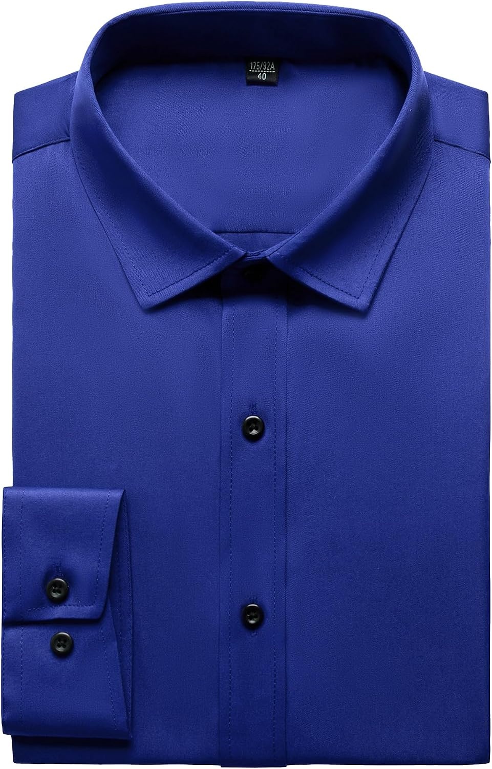image:imageJEMITOP Mens Stretch Wrinkle Free Dress ShirtsRoyal Blue