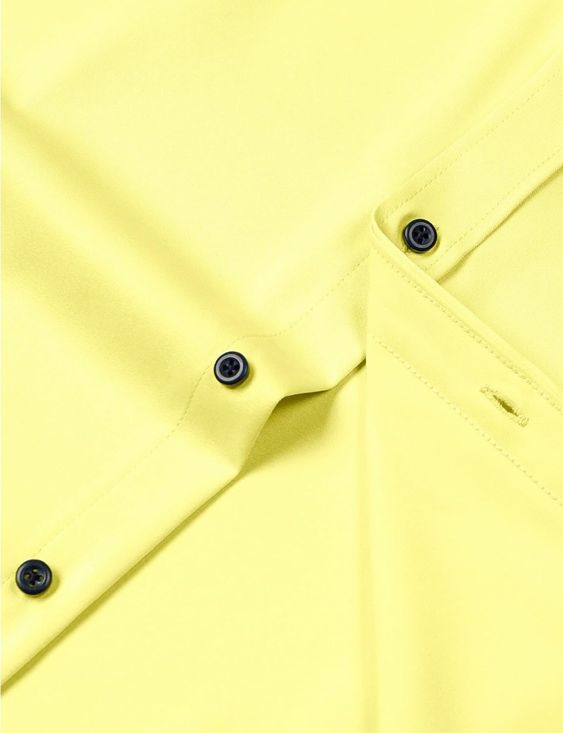 image:imageJEMITOP Mens Stretch Wrinkle Free Dress ShirtsYellow