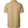 JEMITOP Men’s 2 Piece Outfits Cuban Shirt and Pants Set(Khaki)