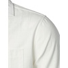 JEMITOP Men’s 2 Piece Outfits Cuban Shirt and Pants Set(White)