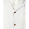 JEMITOP Men’s 2 Piece Outfits Cuban Shirt and Pants Set(White)