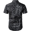 JEMITOP Men’s 2 Piece Set Casual Cotton Stretchy Outfit(Black Leopard)