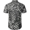 JEMITOP Men’s 2 Piece Set Casual Cotton Stretchy Outfit(White Leopard)