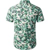 JEMITOP Men’s 2 Piece Set Casual Cotton Stretchy Outfit(Whitegreen)