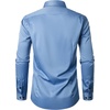 JEMITOP Mens Stretch Wrinkle Free Dress Shirts(Classic Blue)
