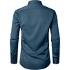 JEMITOP Mens Stretch Wrinkle Free Dress Shirts(Dark Blue)