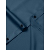 JEMITOP Mens Stretch Wrinkle Free Dress Shirts(Dark Blue)