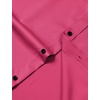 JEMITOP Mens Stretch Wrinkle Free Dress Shirts(Hot Pink)