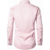 JEMITOP Mens Stretch Wrinkle Free Dress Shirts(Pink)