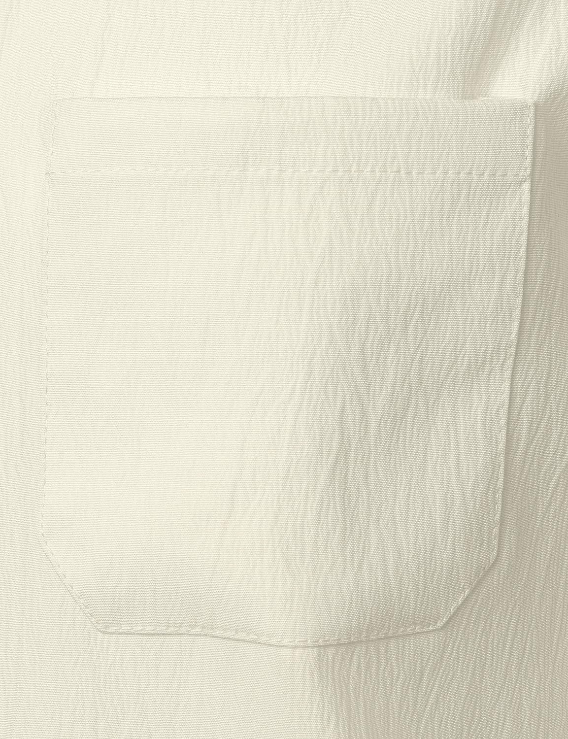 image:imageJEMITOP Mens Stretch Wrinkle Free Texture ShirtsCream White