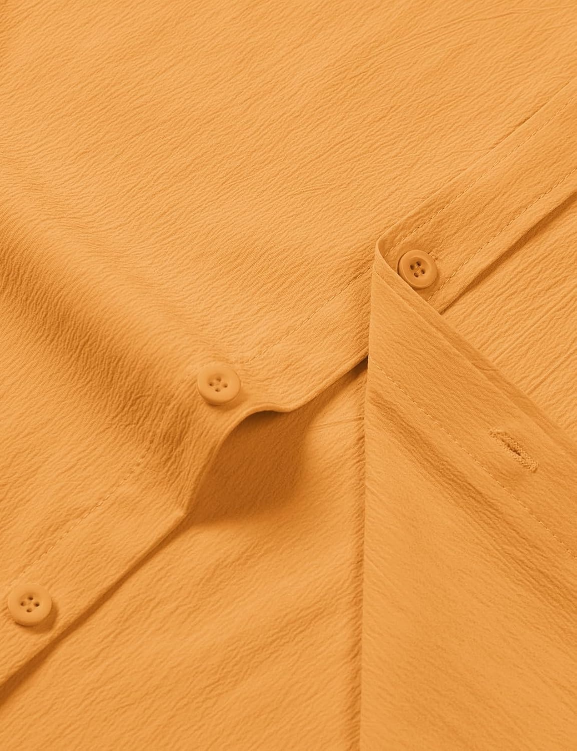 image:imageJEMITOP Mens Stretch Wrinkle Free Texture ShirtsGold