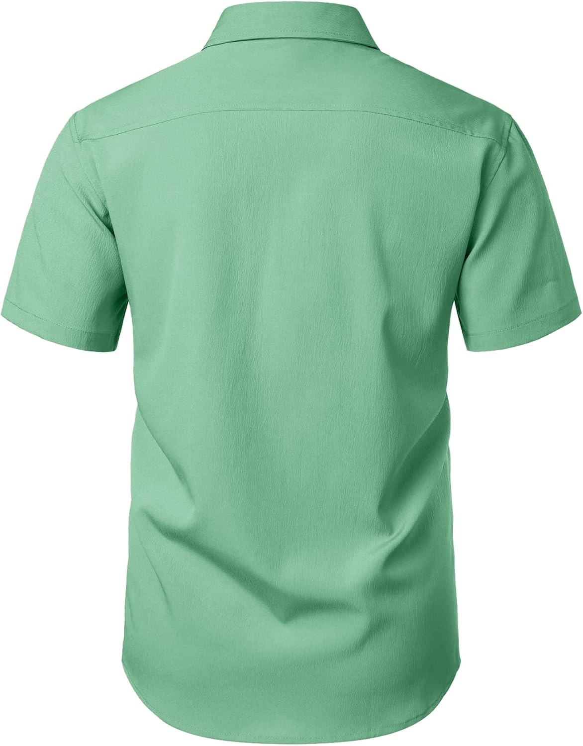 image:imageJEMITOP Mens Stretch Wrinkle Free Texture ShirtsMint Green