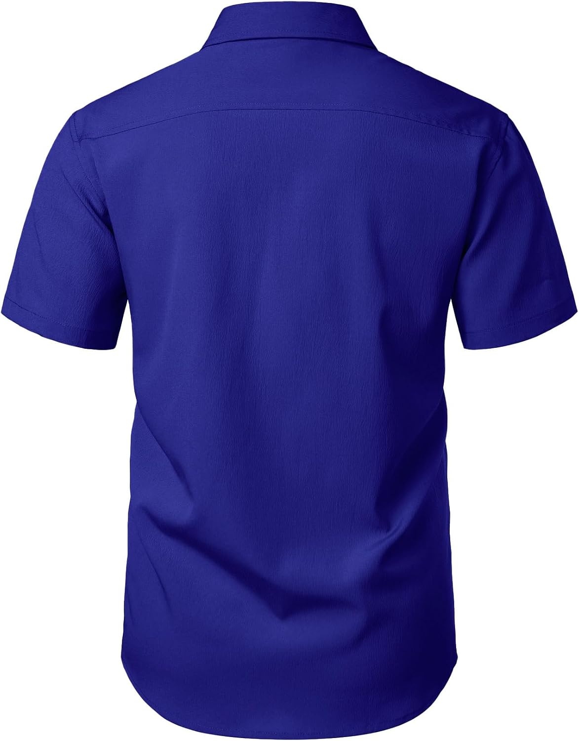 image:imageJEMITOP Mens Stretch Wrinkle Free Texture ShirtsRoyal Blue