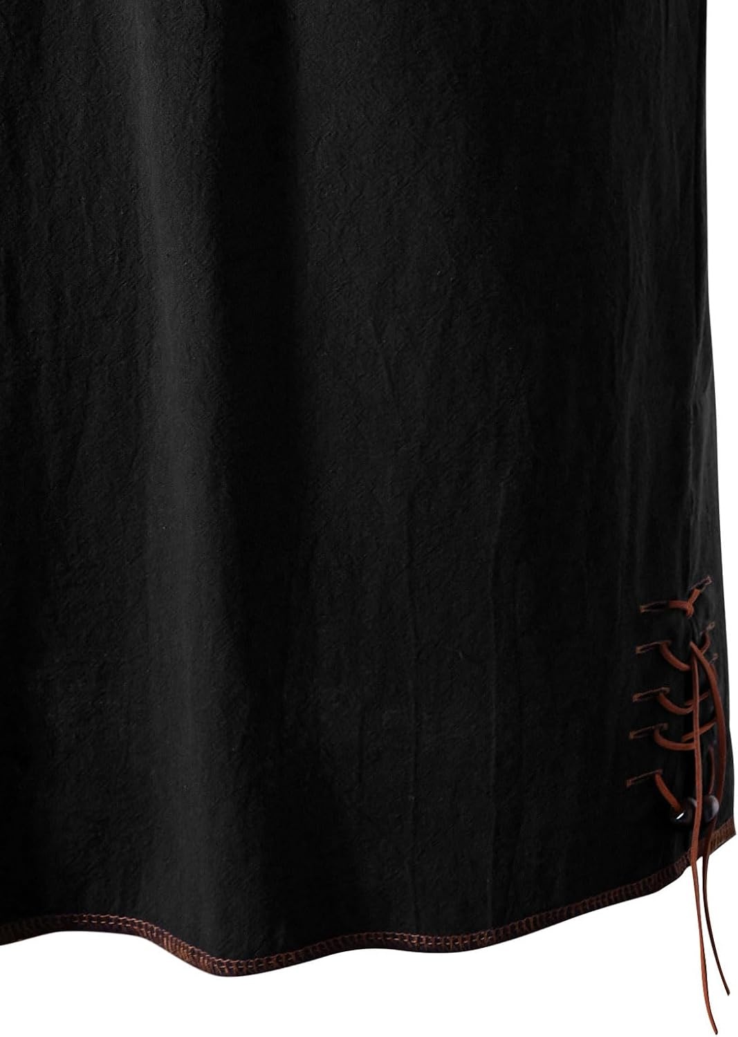 image:imageJEMITOP Mens Vintage Short Sleeve Renaissance ShirtBlackb