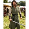 JEMITOP Mens Renaissance Viking Knight Costume Robe Without Belt(Army Green)