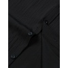 JEMITOP Mens Stretch Wrinkle Free Texture Shirts(Black)