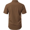 JEMITOP Mens Stretch Wrinkle Free Texture Shirts(Brown)