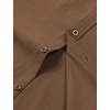 JEMITOP Mens Stretch Wrinkle Free Texture Shirts(Brown)