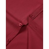 JEMITOP Mens Stretch Wrinkle Free Texture Shirts(Burgundy)