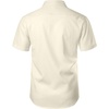 JEMITOP Mens Stretch Wrinkle Free Texture Shirts(Cream White)