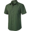 JEMITOP Mens Stretch Wrinkle Free Texture Shirts(Dark Green)