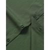 JEMITOP Mens Stretch Wrinkle Free Texture Shirts(Dark Green)