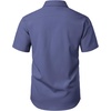 JEMITOP Mens Stretch Wrinkle Free Texture Shirts(Dusty Blue)