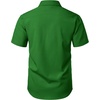 JEMITOP Mens Stretch Wrinkle Free Texture Shirts(Green)