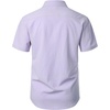 JEMITOP Mens Stretch Wrinkle Free Texture Shirts(Lavender Purple)