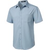 JEMITOP Mens Stretch Wrinkle Free Texture Shirts(Light Blue)