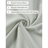 JEMITOP Mens Stretch Wrinkle Free Texture Shirts(Light Green)