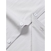 JEMITOP Mens Stretch Wrinkle Free Texture Shirts(Light Grey)