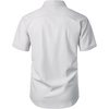 JEMITOP Mens Stretch Wrinkle Free Texture Shirts(Light Grey)