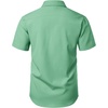 JEMITOP Mens Stretch Wrinkle Free Texture Shirts(Mint Green)