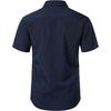 JEMITOP Mens Stretch Wrinkle Free Texture Shirts(Navy Blue)