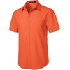 JEMITOP Mens Stretch Wrinkle Free Texture Shirts(Orange)