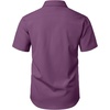 JEMITOP Mens Stretch Wrinkle Free Texture Shirts(Purple)