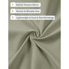 JEMITOP Mens Stretch Wrinkle Free Texture Shirts(Sage Green)