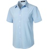 JEMITOP Mens Stretch Wrinkle Free Texture Shirts(Sky Blue)